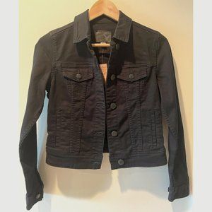 Women's American Eagle  Denim Jacket- Black, XXS-  NWT